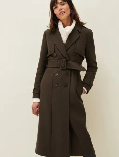 Imie Wool Trench Coat