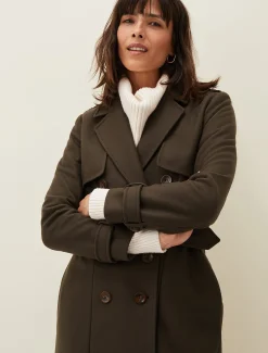 Imie Wool Trench Coat