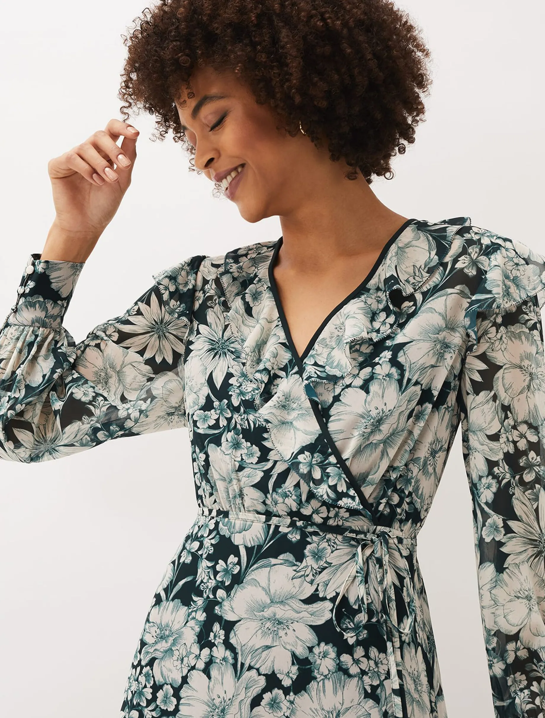 Indiana Floral Tiered Dress