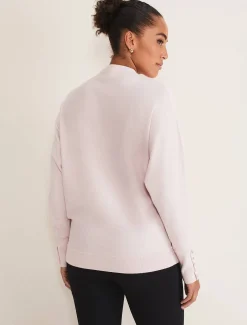 Indigo Button Cuff Easy Knit