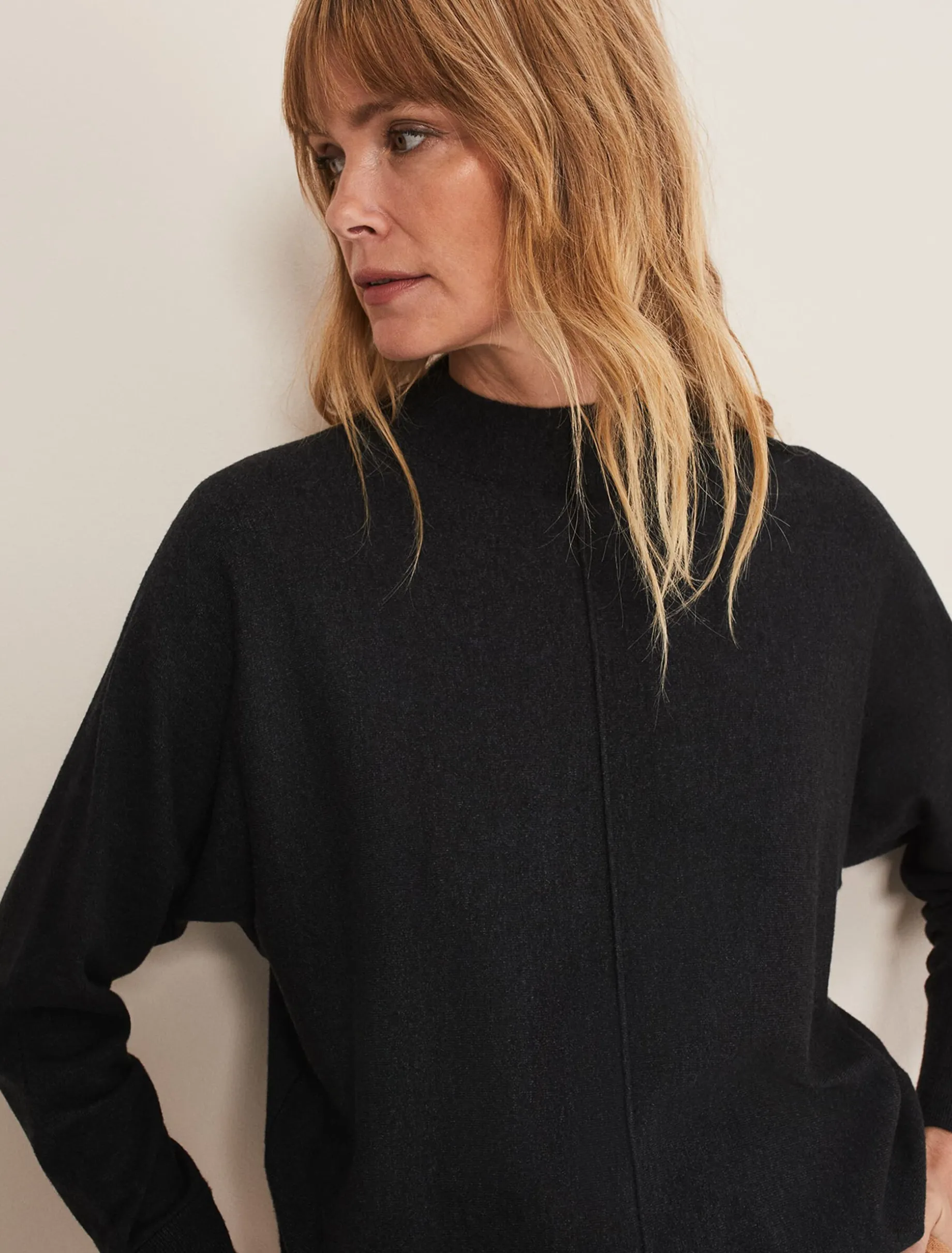 Indigo Button Cuff Easy Knit