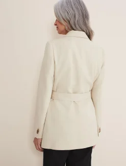 Inessa Linen Belted Blazer
