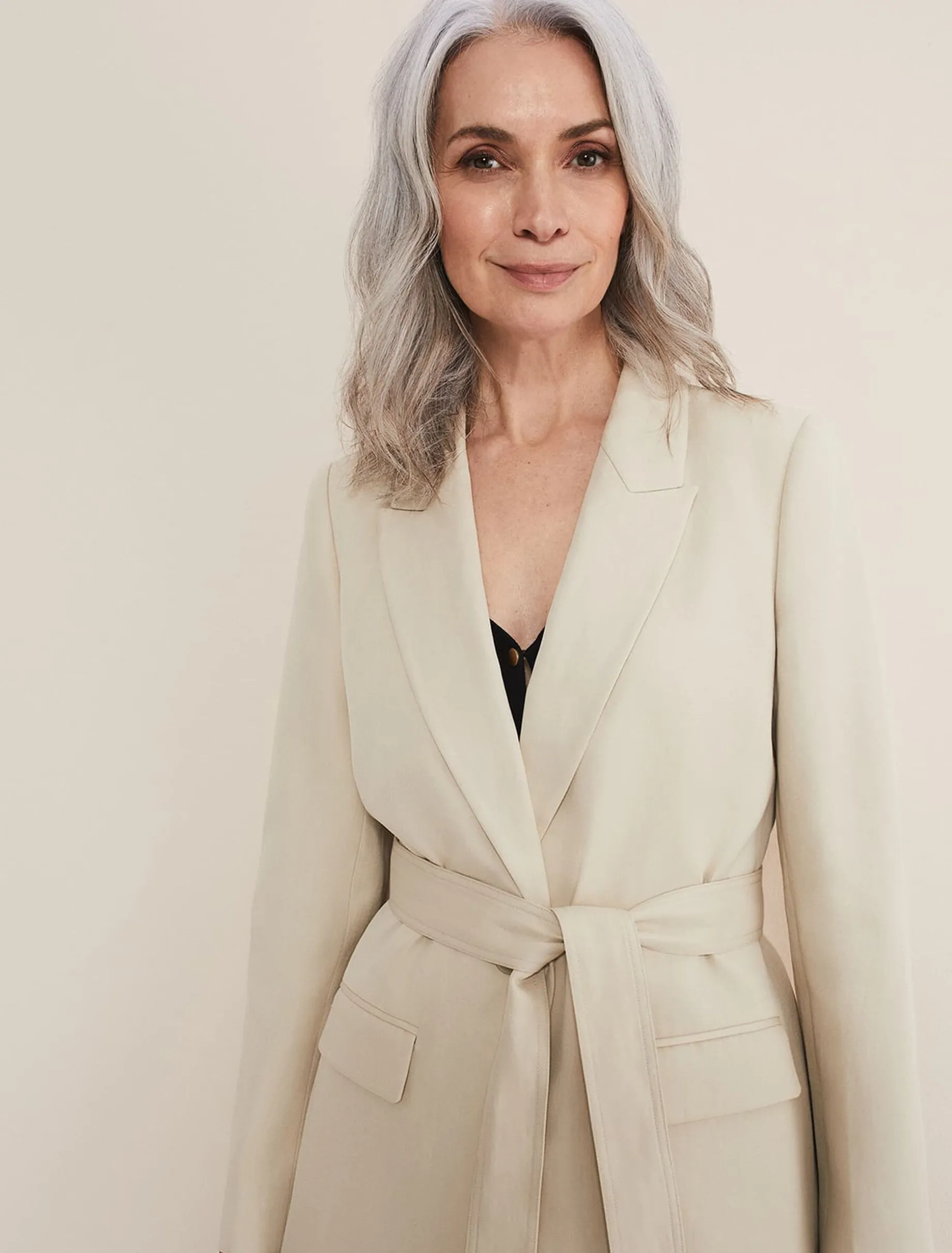Inessa Linen Belted Blazer