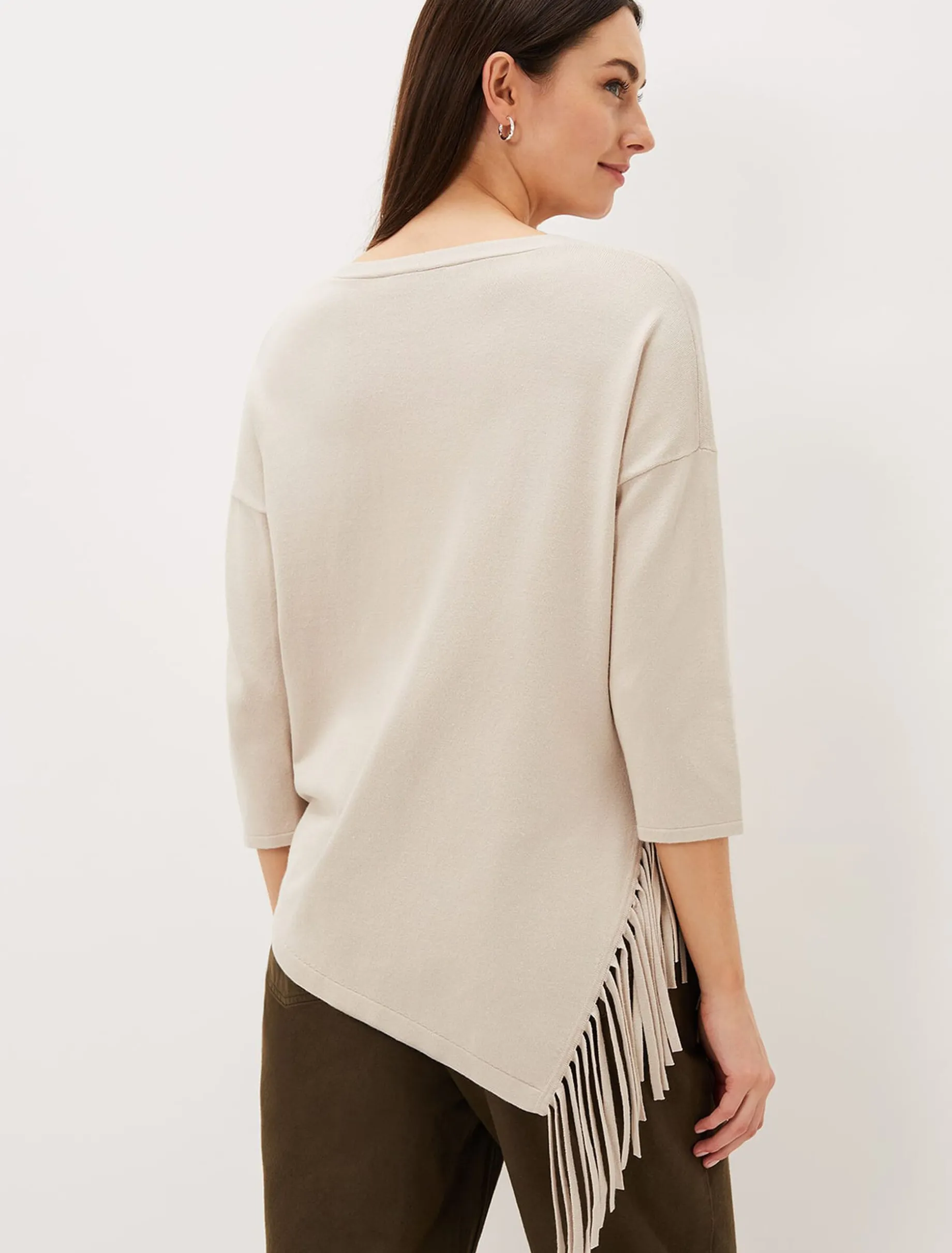 Inga Tassle Asymmetric Knit Jumper