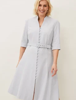 Iona Belted Coat Dress