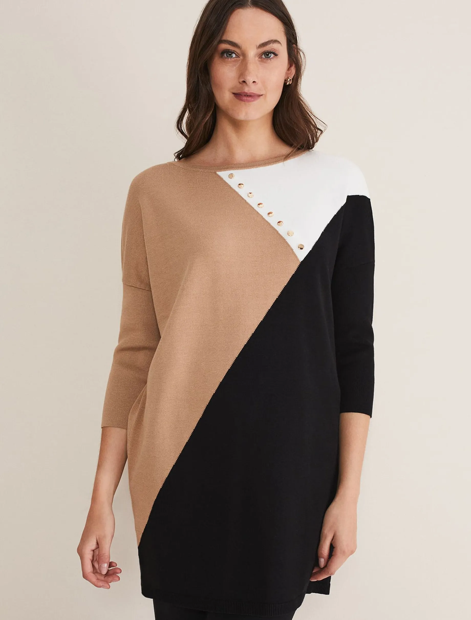 Isabel Colourblock Knit Dress