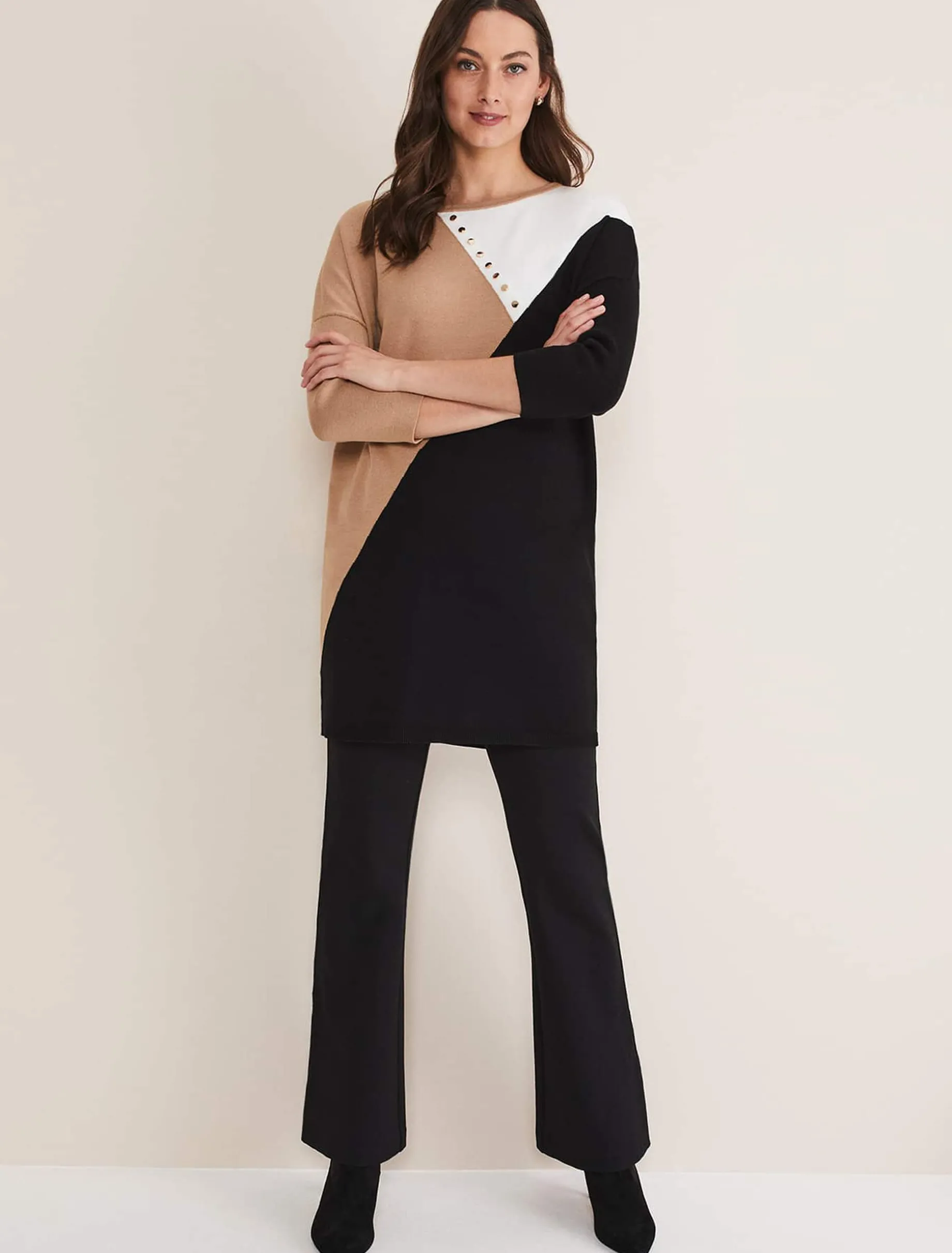 Isabel Colourblock Knit Dress