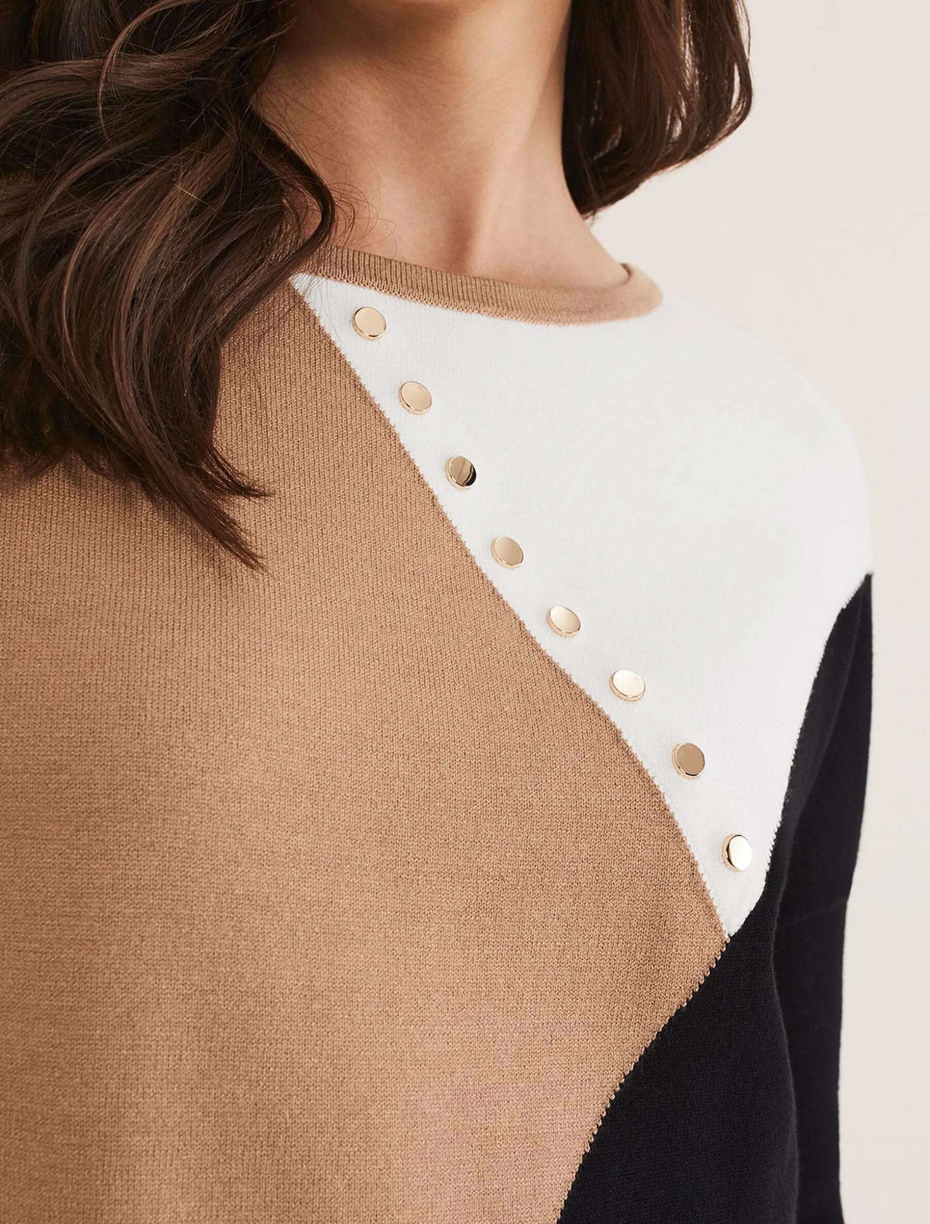 Isabel Colourblock Knit Dress