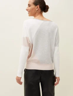 Isabel Colourblock Stud Jumper