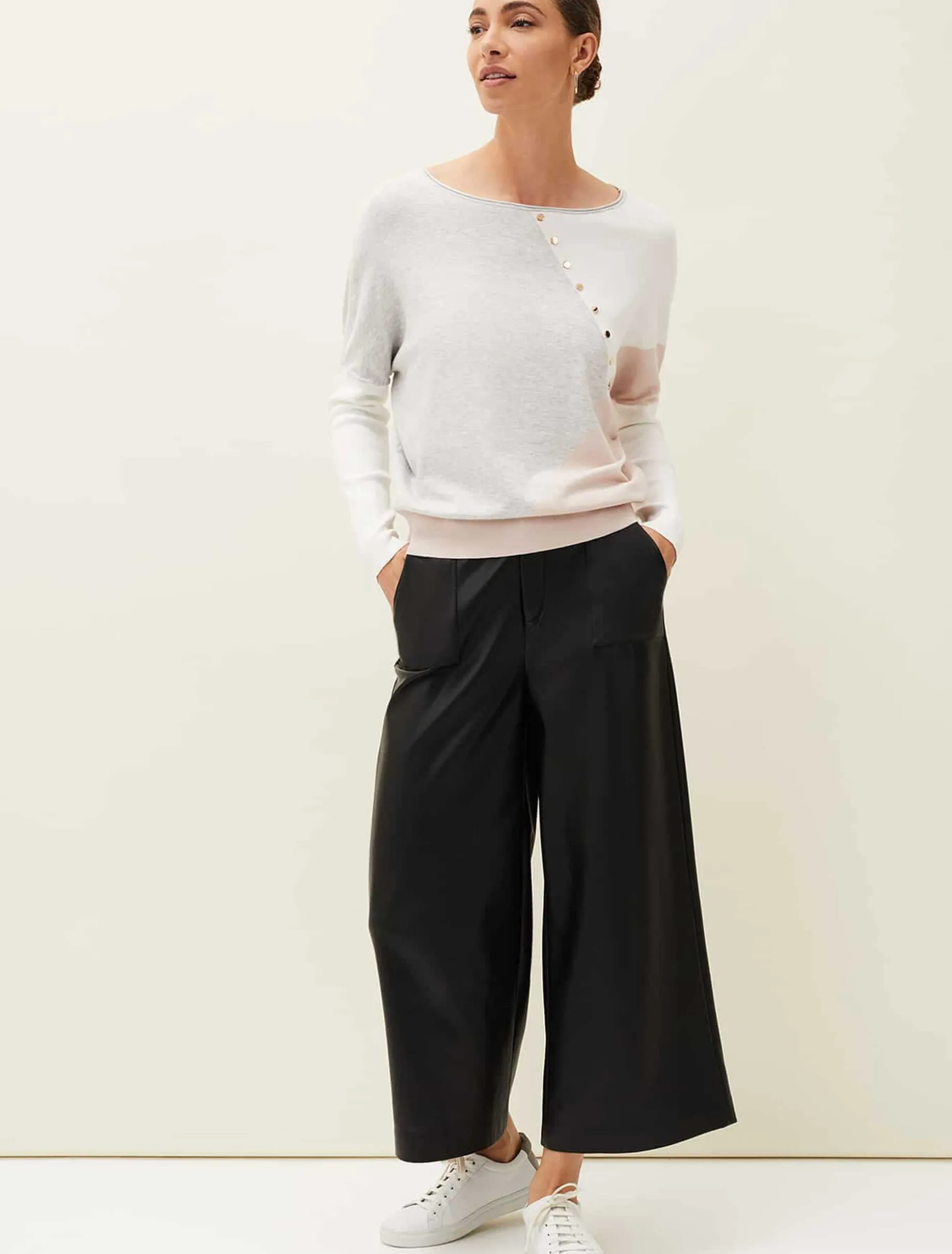 Isabel Colourblock Stud Jumper