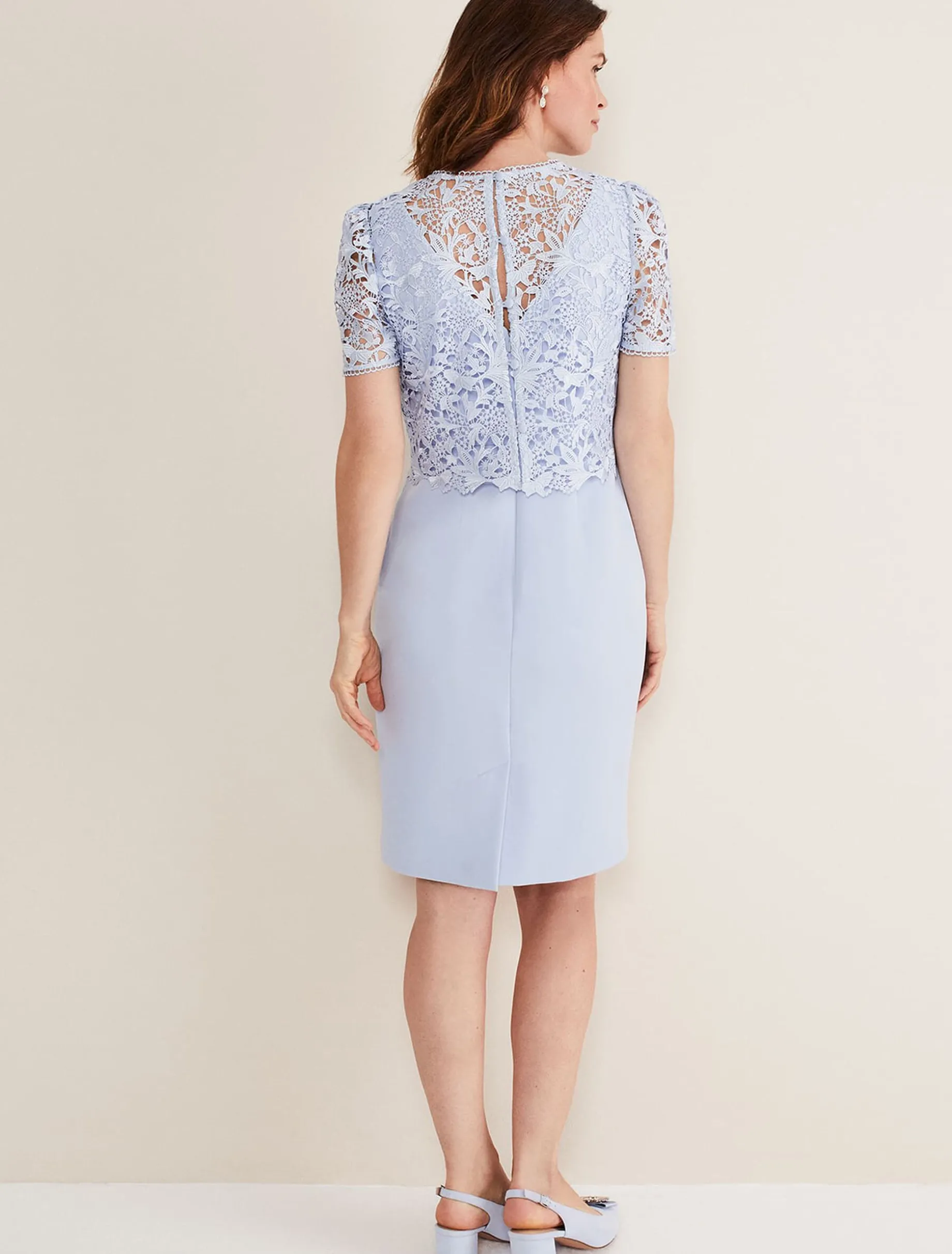 Isabella Lace Midi Dress