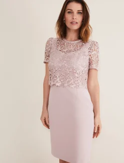 Isabella Lace Midi Dress