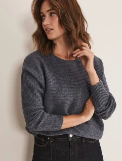 Isabella Ripple Wool Cashmere Jumper
