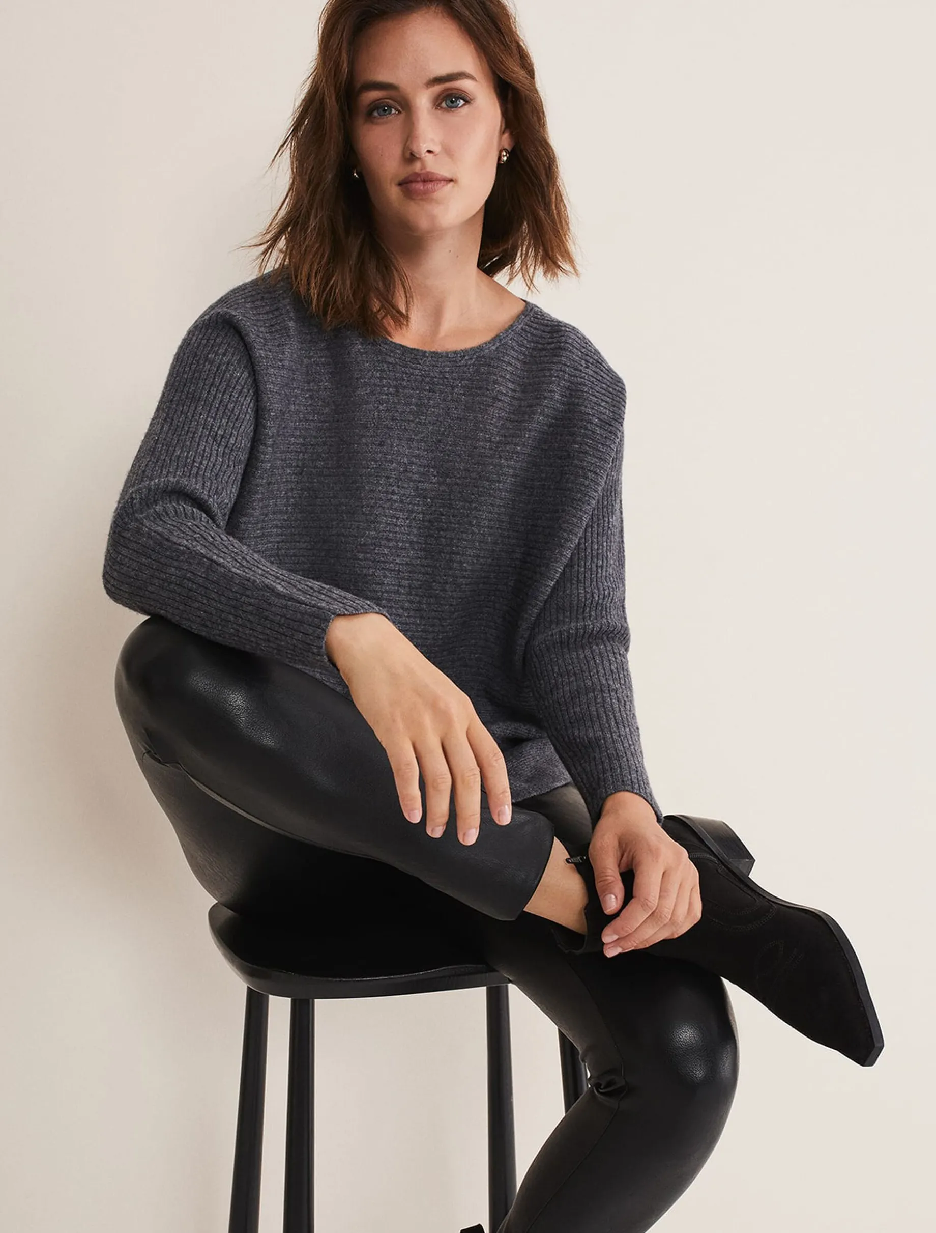 Isabella Ripple Wool Cashmere Jumper