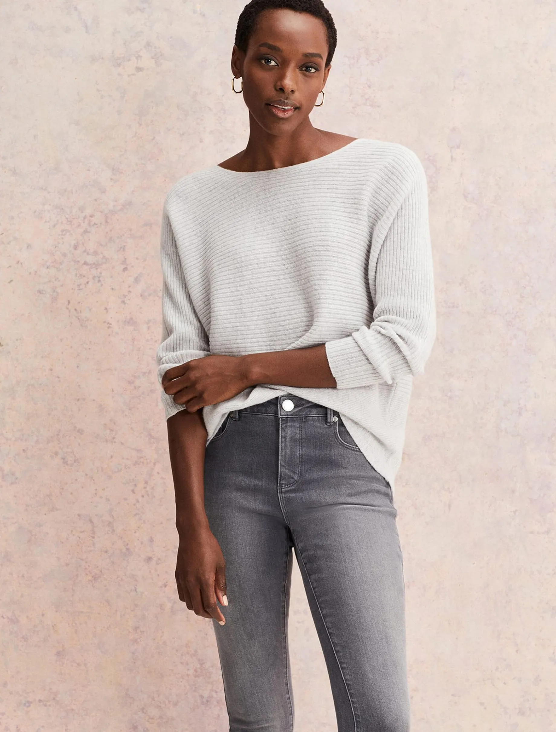 Isabella Ripple Wool Cashmere Jumper