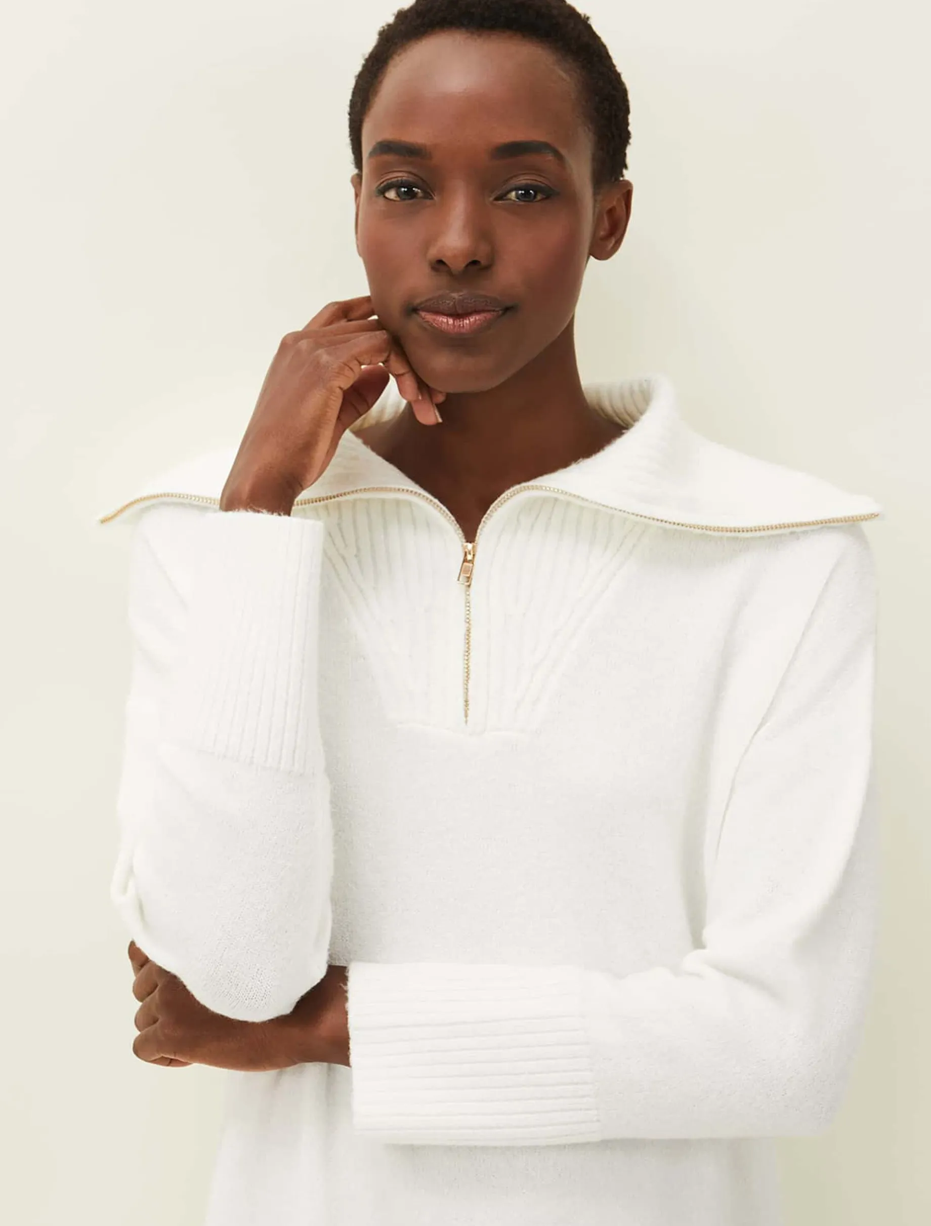 Isabella Zip Up Tunic Dress