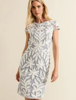 Isobel Tapework Lace Fitted Dress