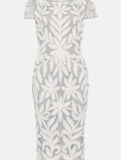 Isobel Tapework Lace Fitted Dress