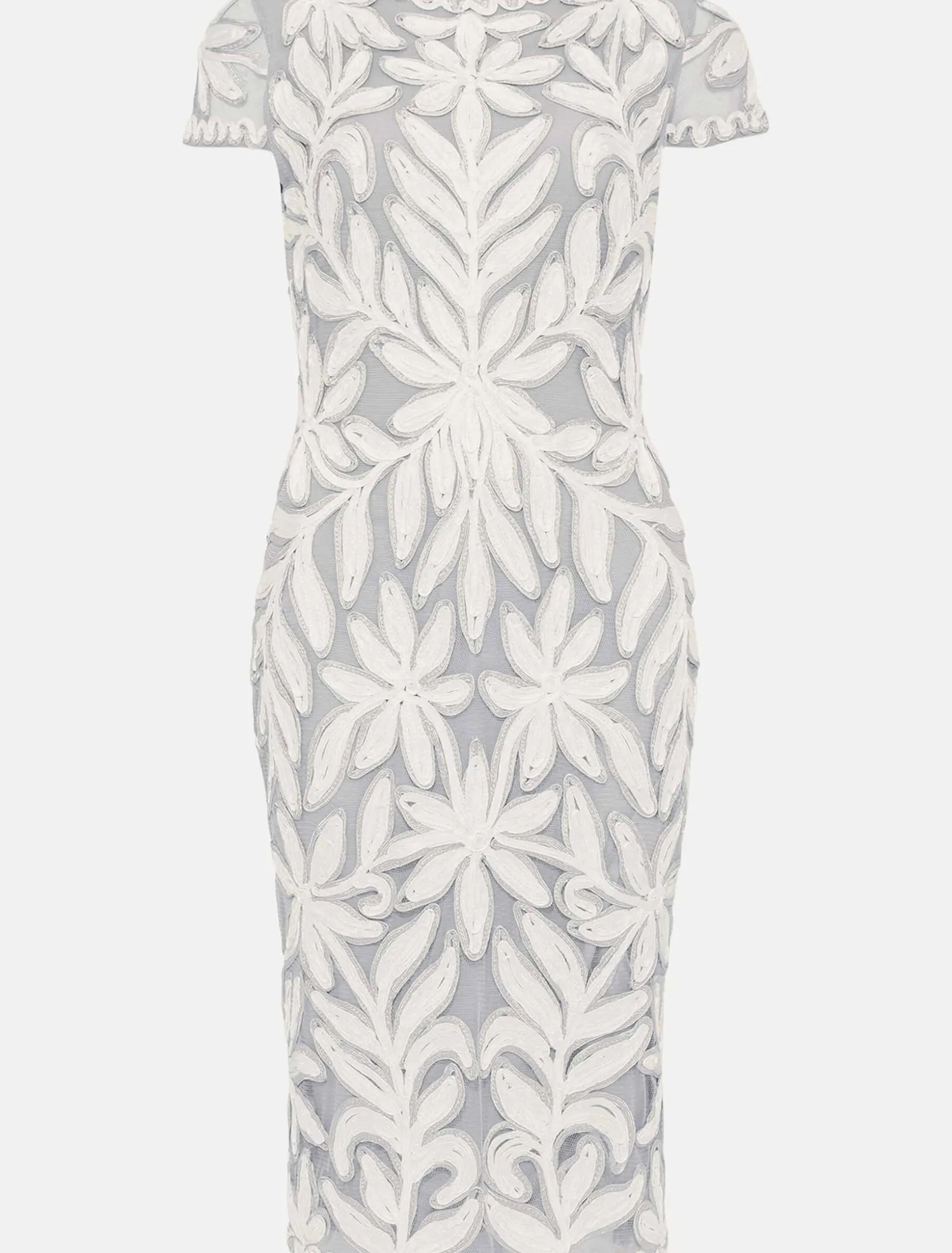 Isobel Tapework Lace Fitted Dress