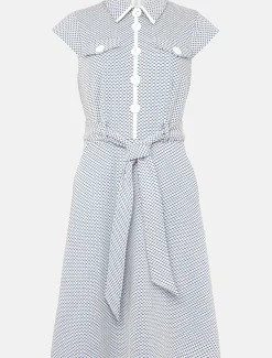 Issie Textured Check Dress