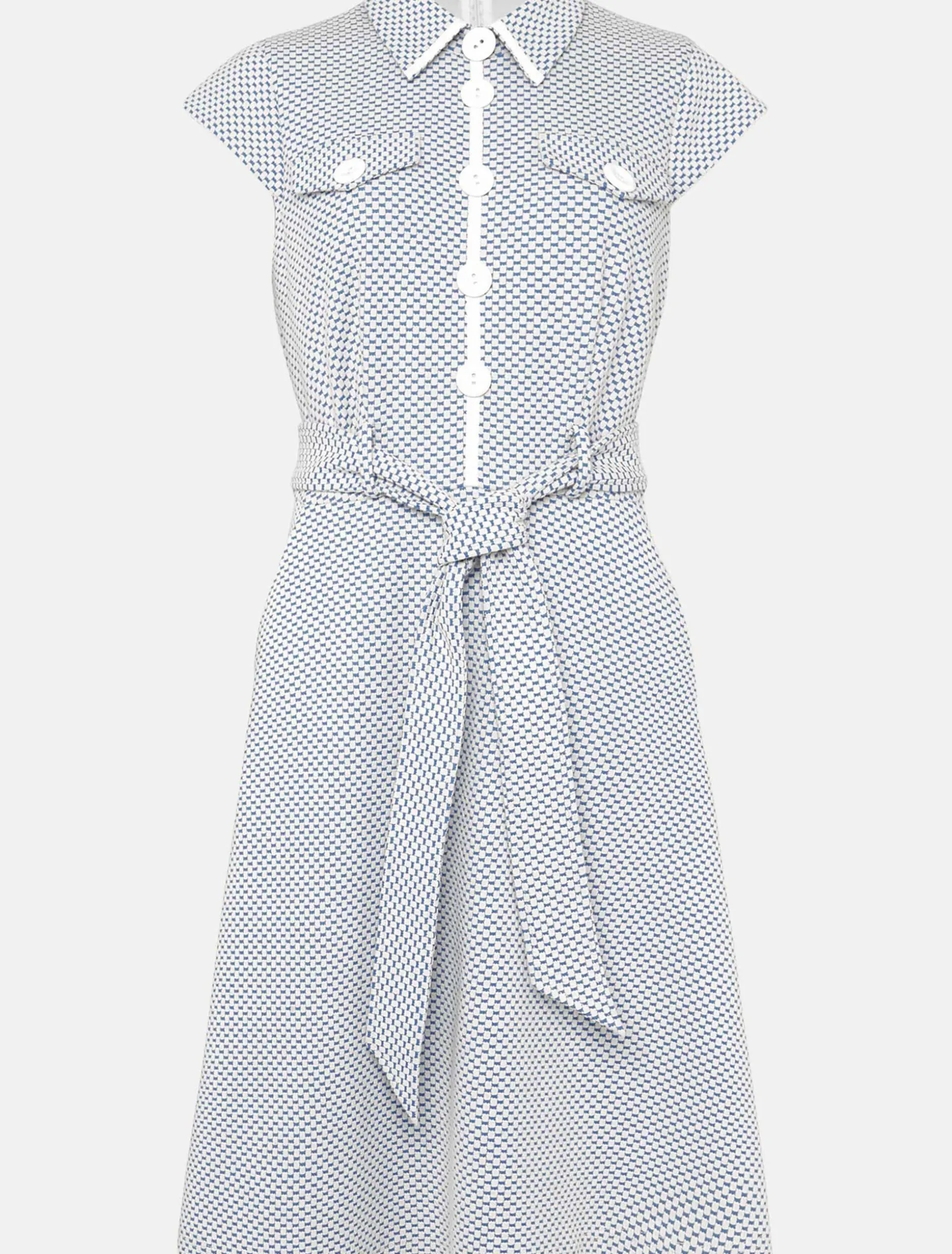 Issie Textured Check Dress
