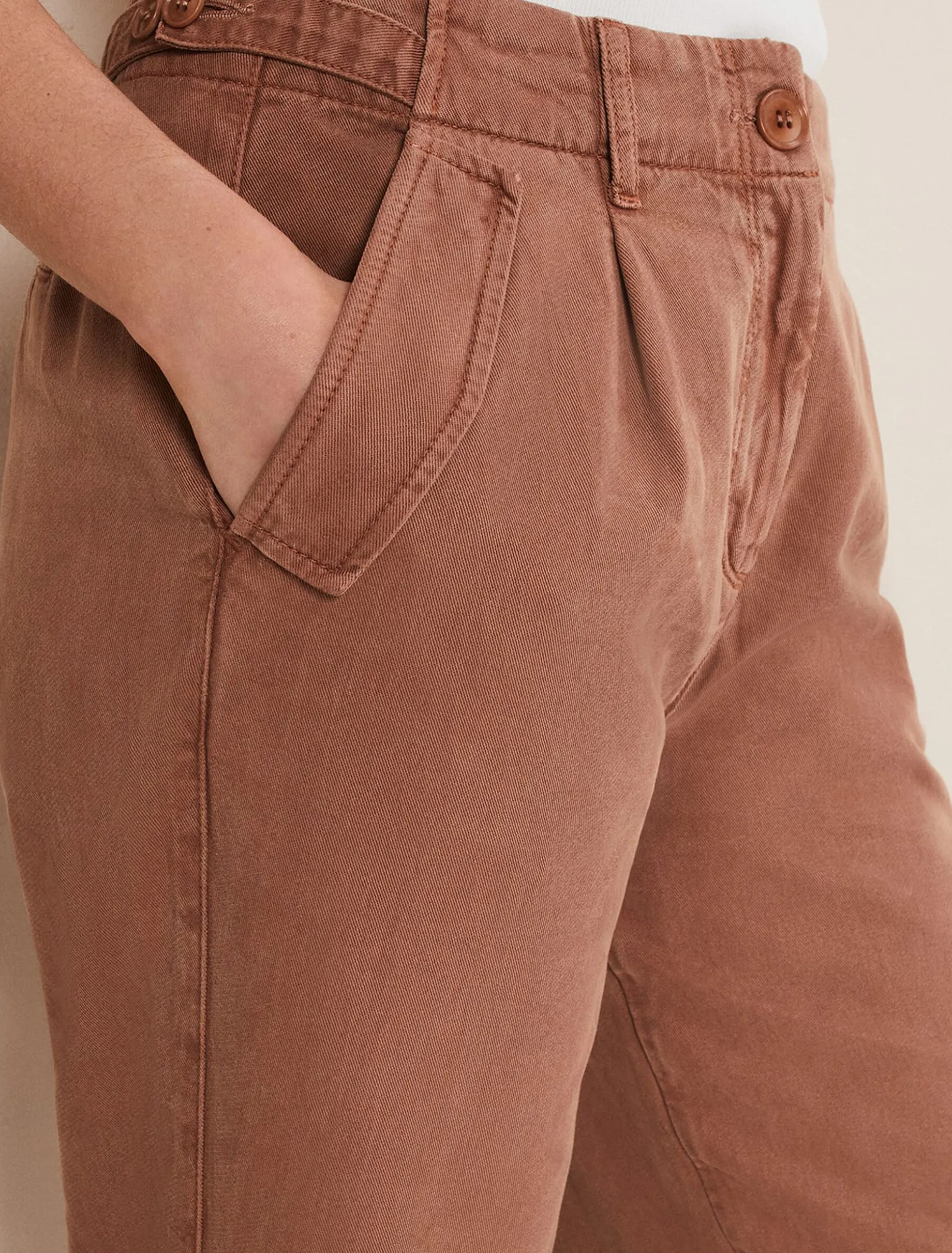 Ivana Relaxed Chino Trouser