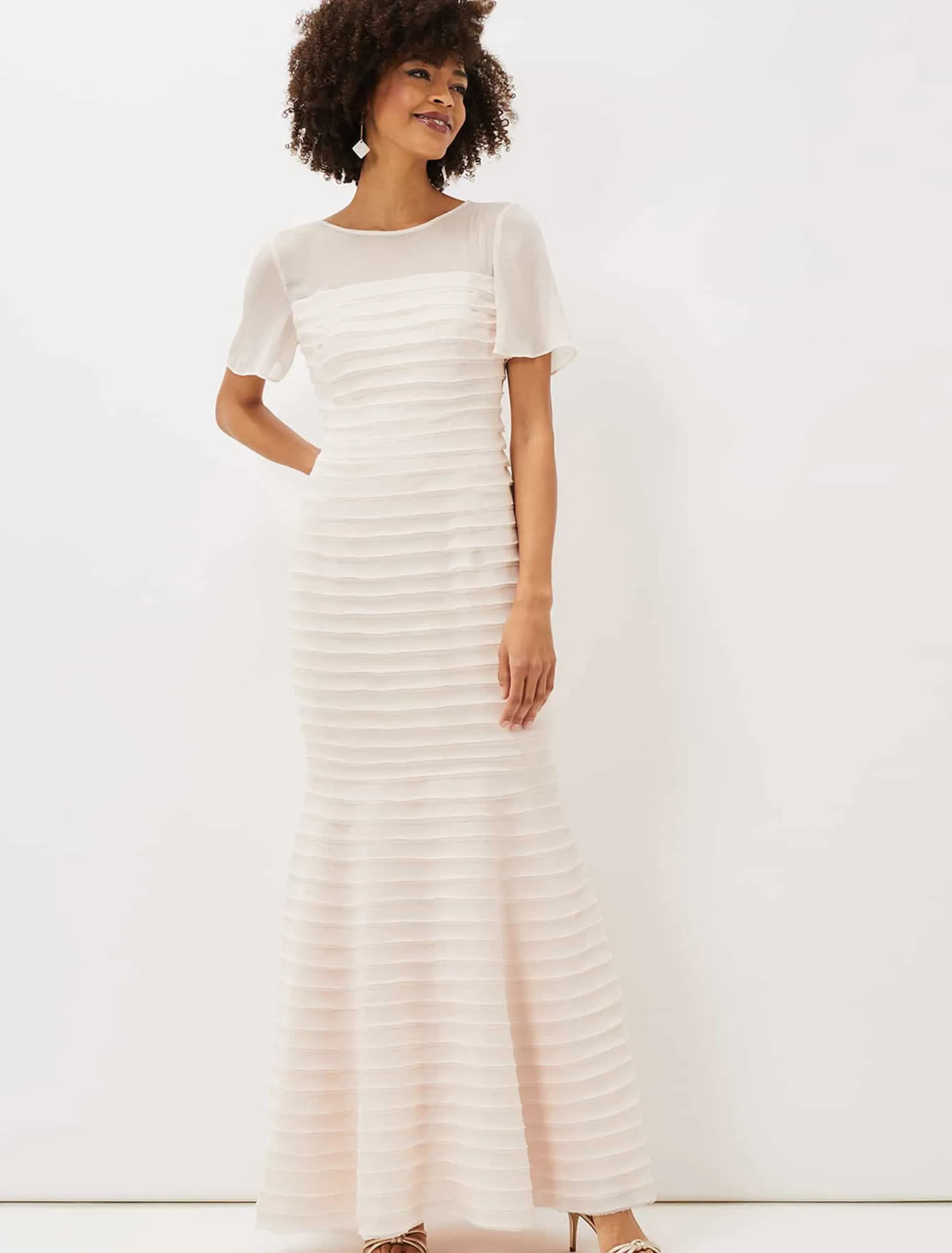 Ivanka Layered Fishtail Dress