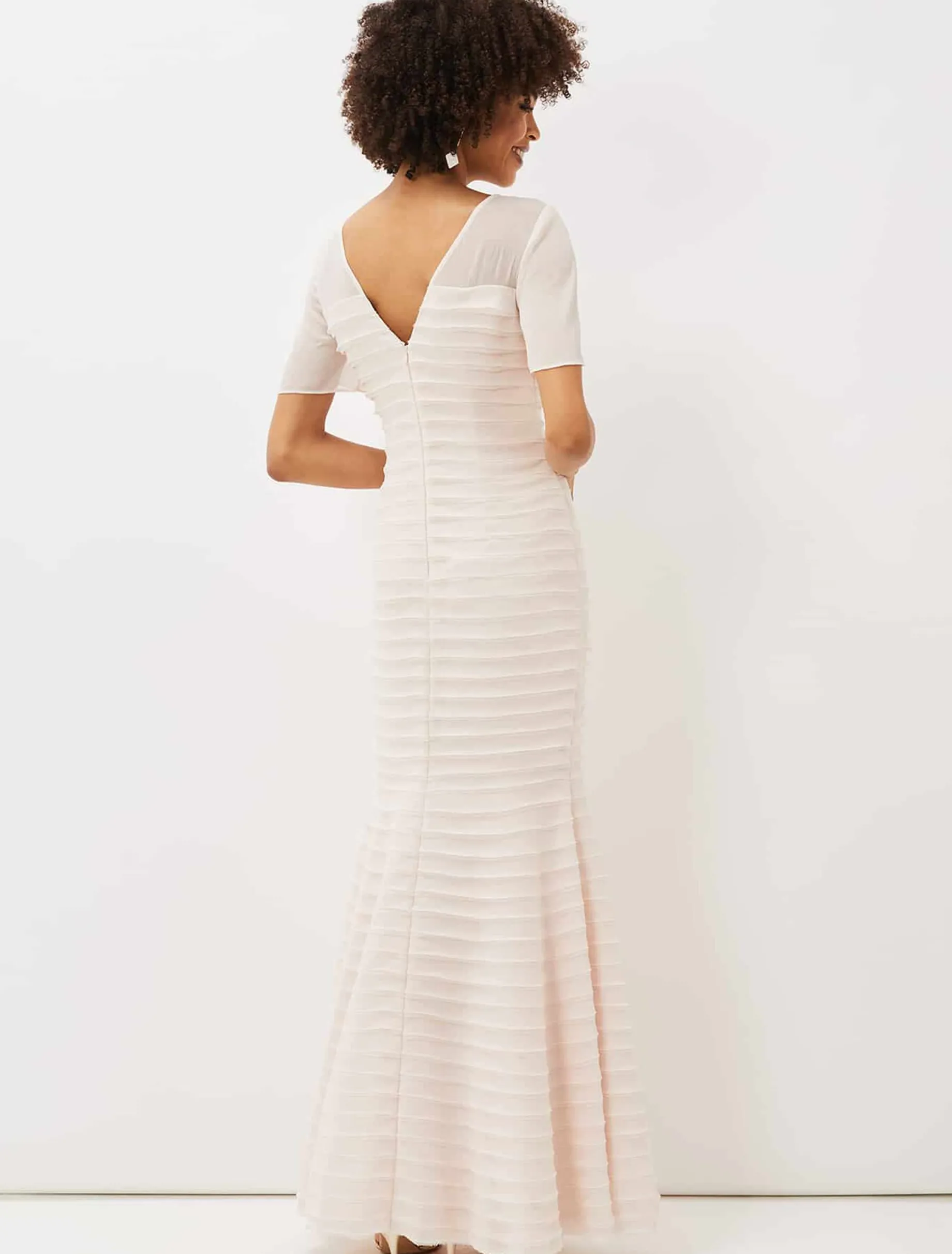 Ivanka Layered Fishtail Dress
