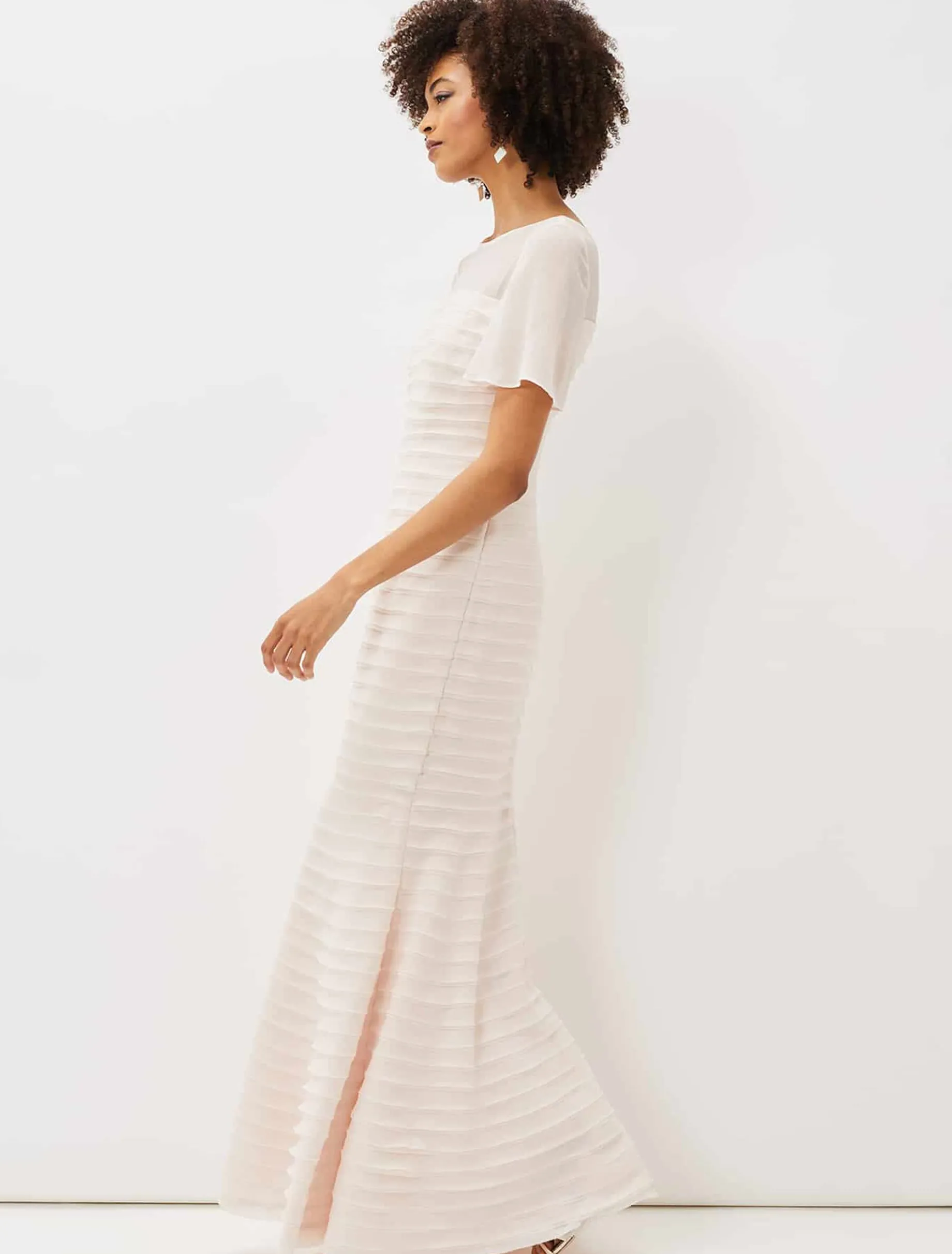 Ivanka Layered Fishtail Dress