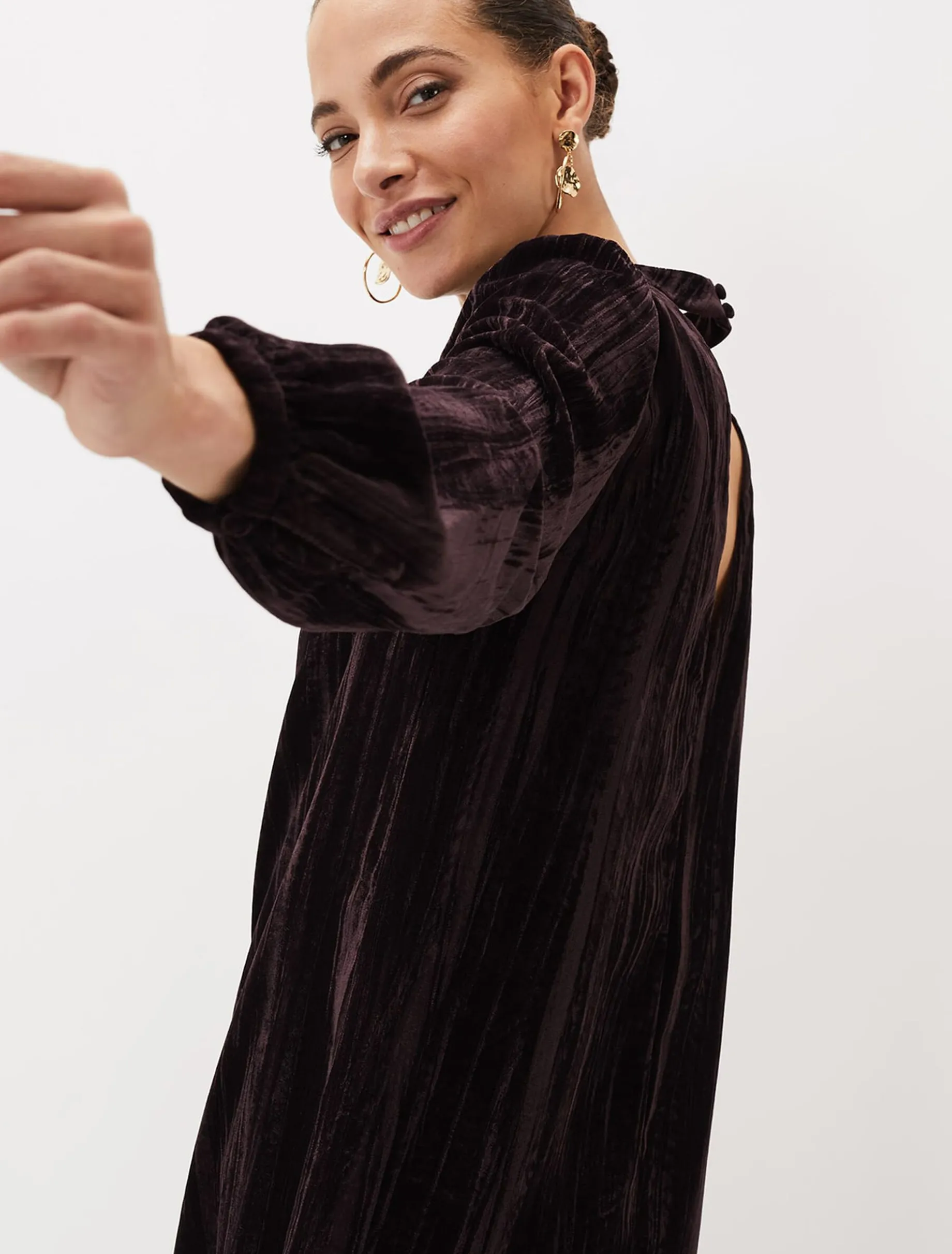 Jacinda Velvet Shift Dress