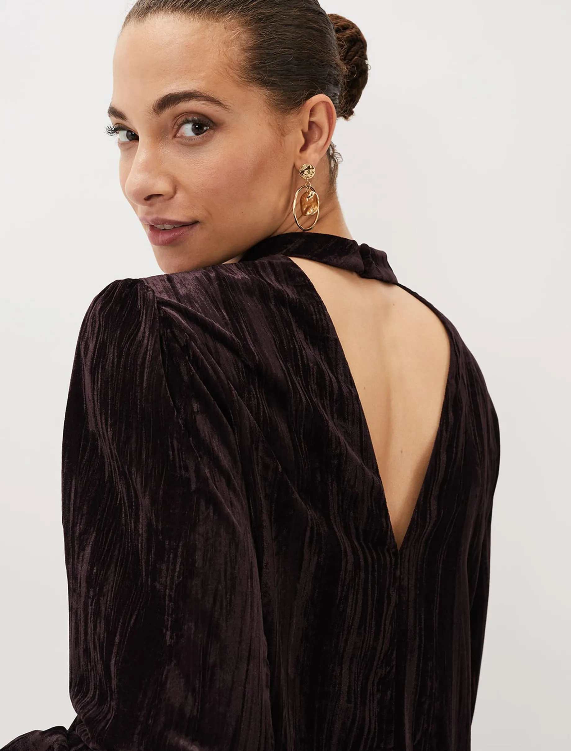 Jacinda Velvet Shift Dress