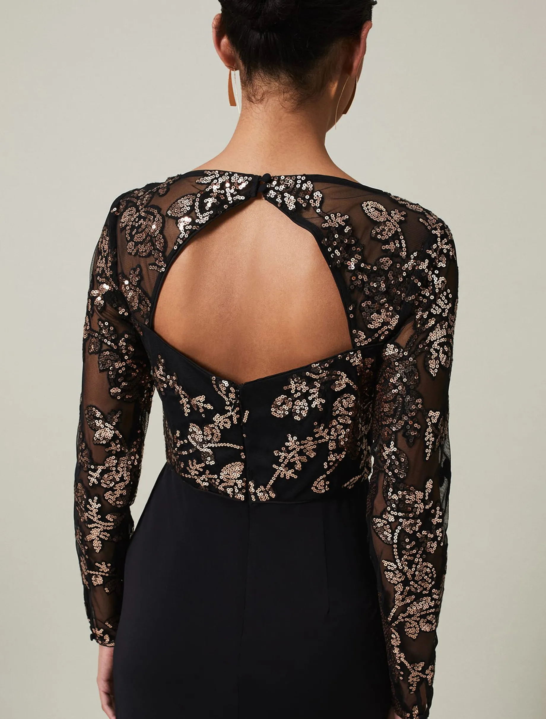 Jacinta Sequin Jersey Maxi Dress