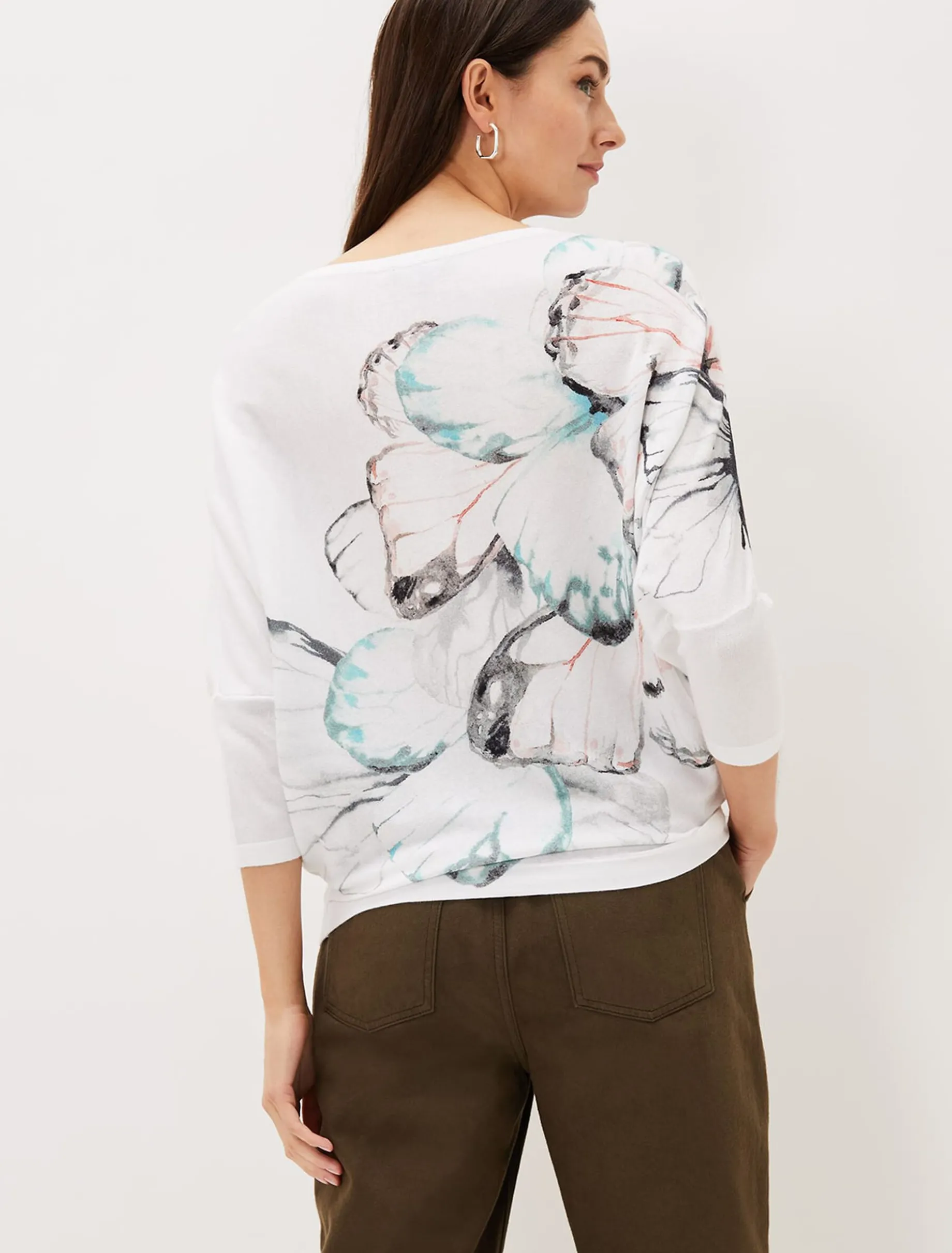 Jade Print Knit Jumper