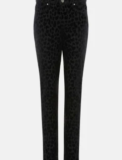 Jaimie Flocked Jeans