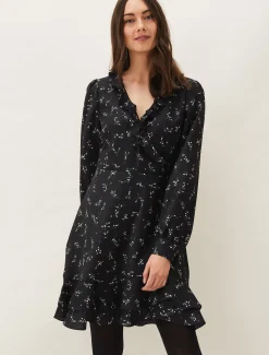 Jamila Ditsy Print Wrap Dress