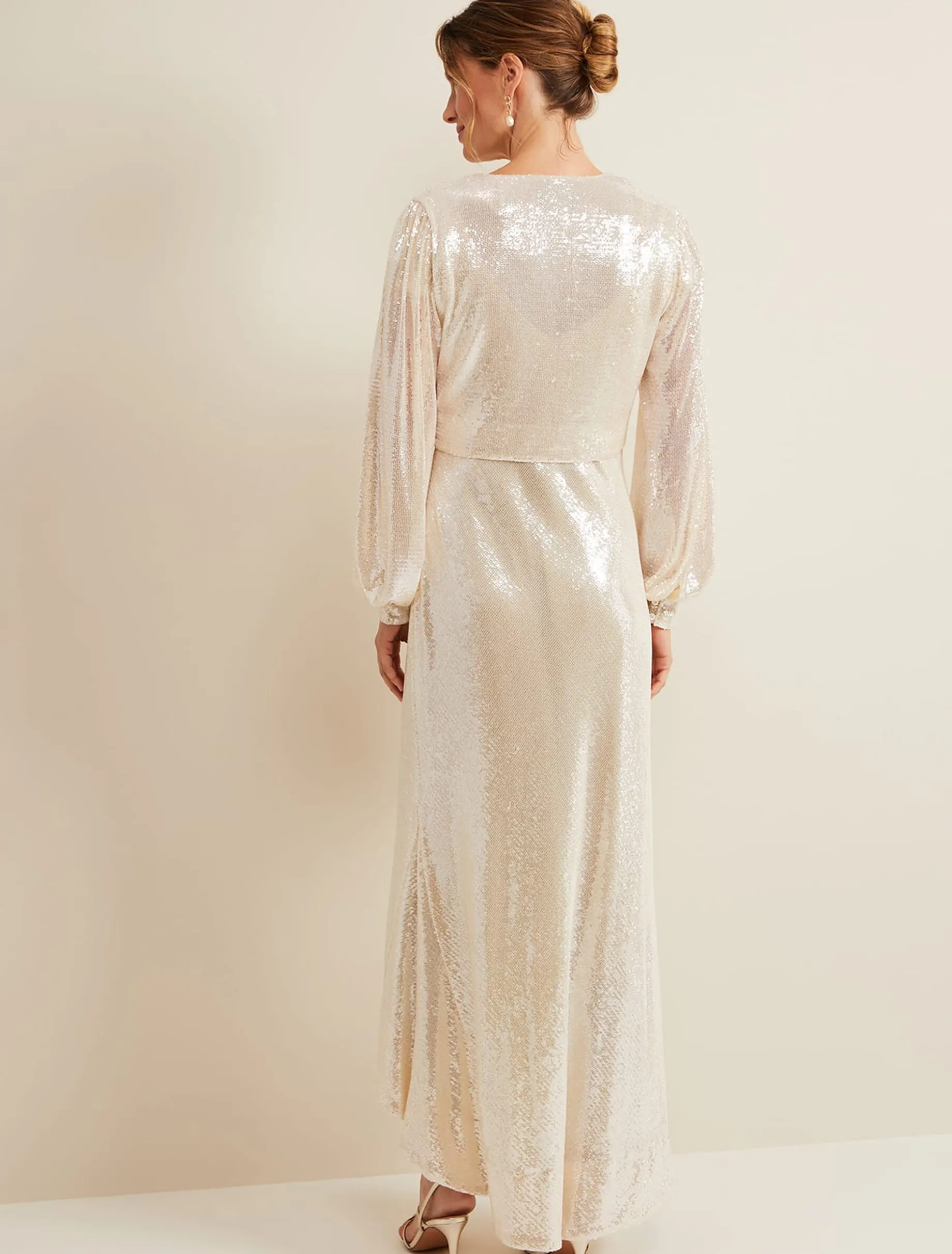 Jamila Sequin Overlay Maxi Dress