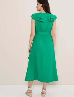 Jamilla Linen Midi Dress