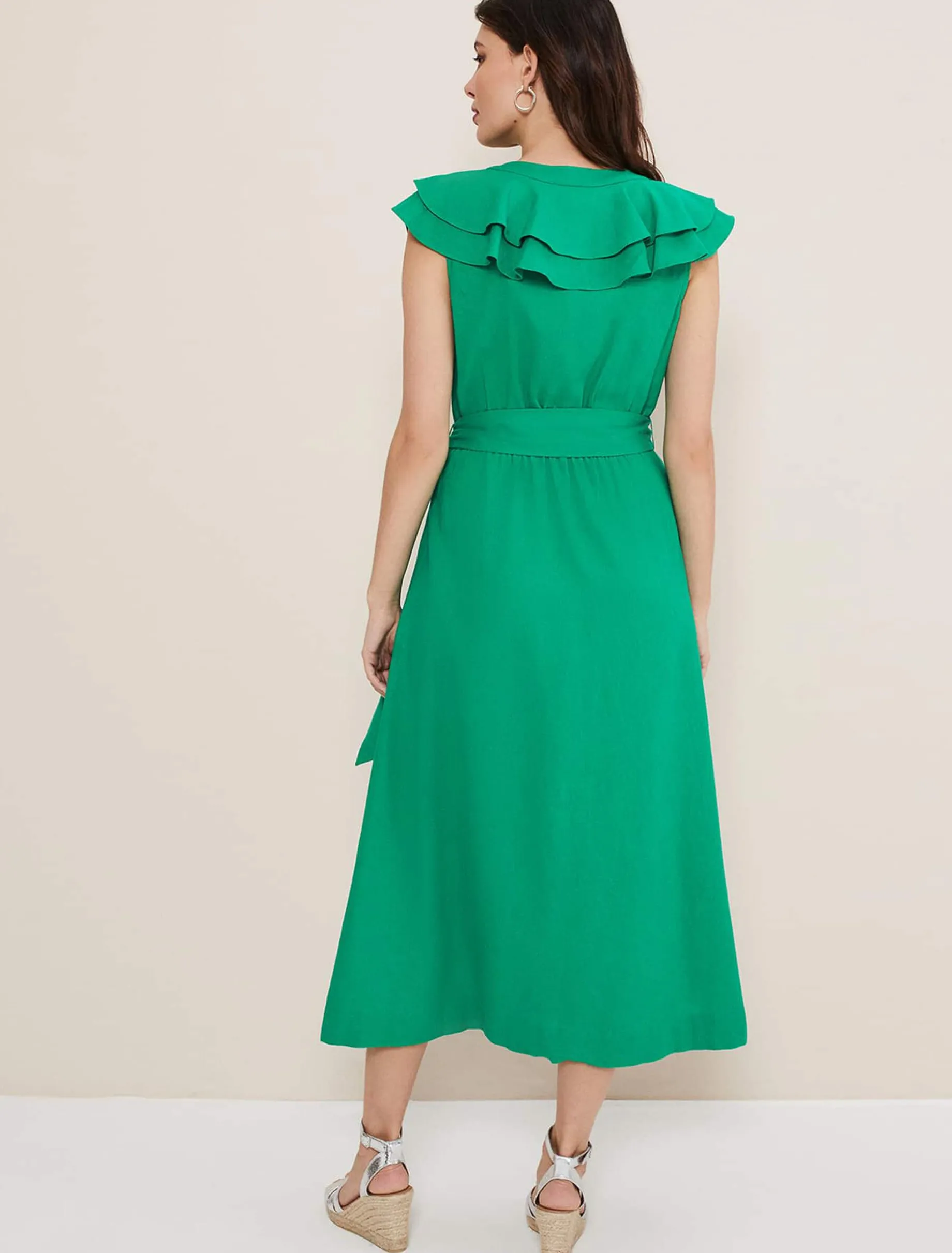 Jamilla Linen Midi Dress
