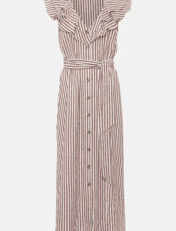 Jamilla Striped Midi Dress