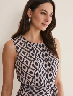 Janine Printed Diamond Jumpsuit