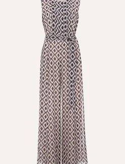 Janine Printed Diamond Jumpsuit