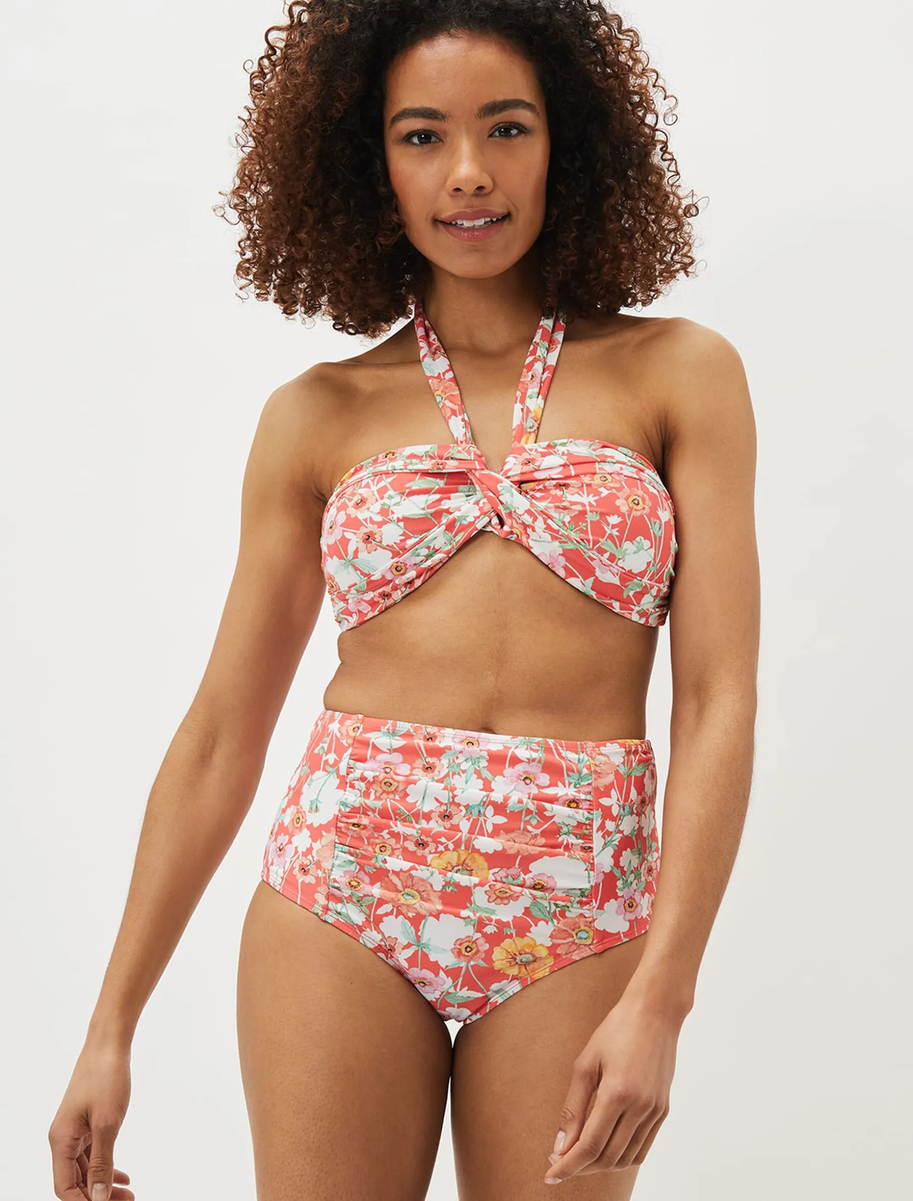 Jasmin Floral Bikini Top
