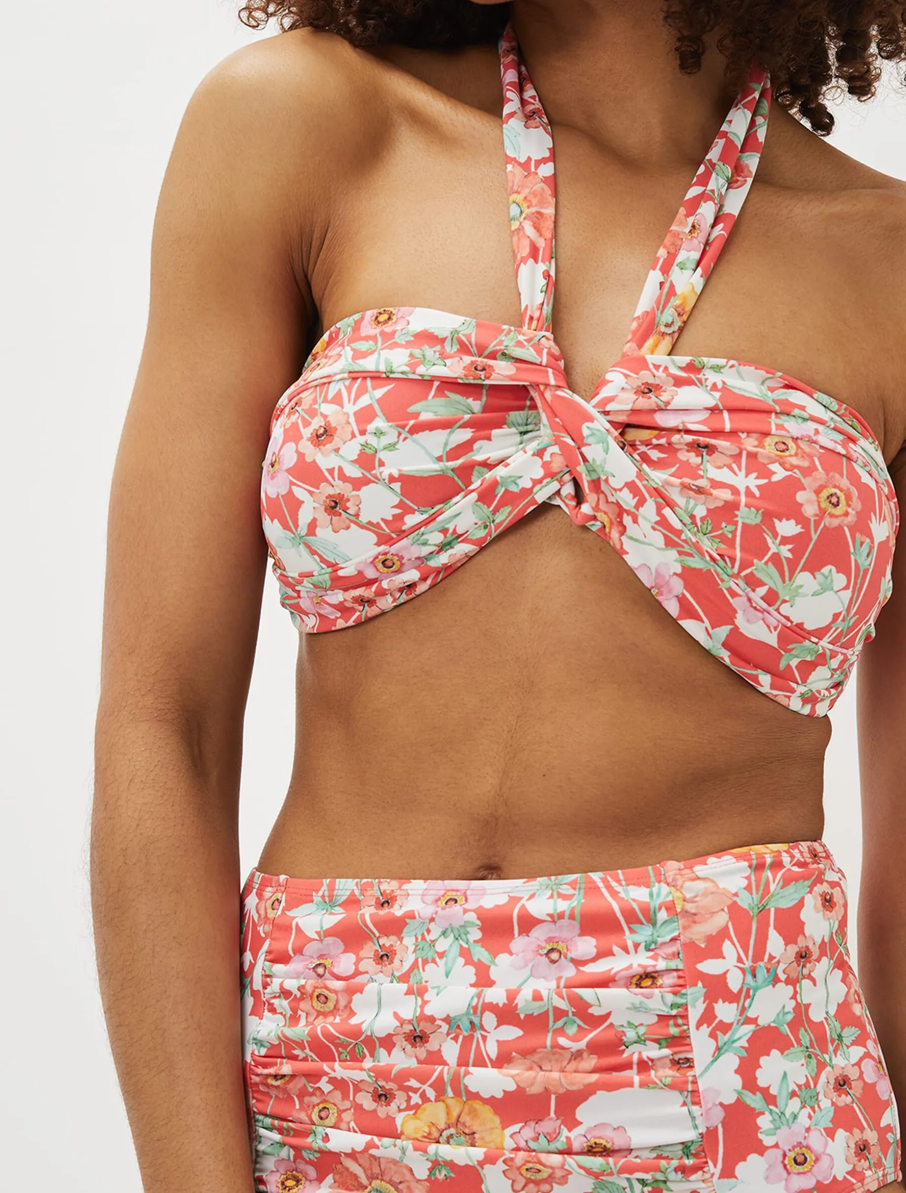 Jasmin Floral Bikini Top