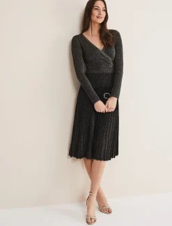 Jaycee Shimmer Knit Dress