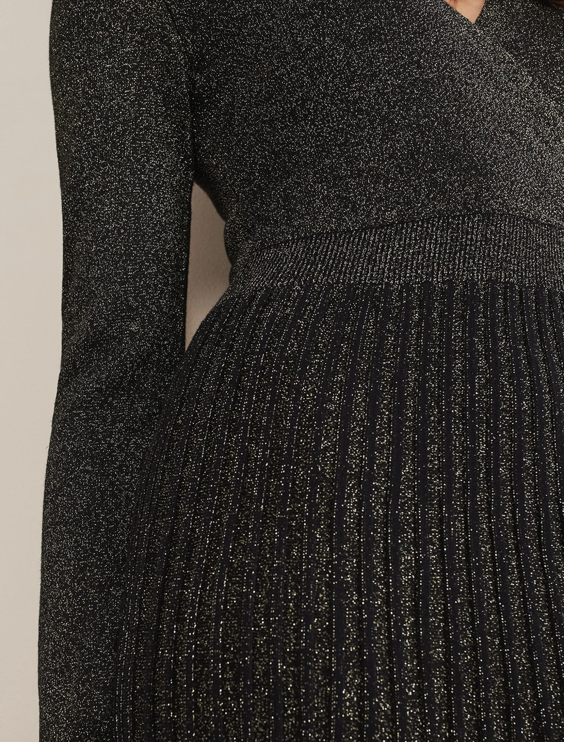 Jaycee Shimmer Knit Dress