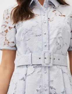 Jaynie Lace Shirt Dress