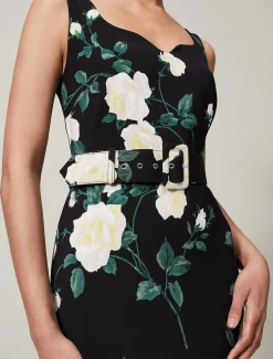 Jazmina Belted Tiered Dress