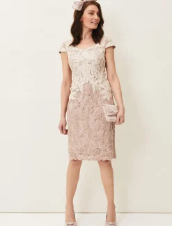 Jennifer Tapework Lace Dress