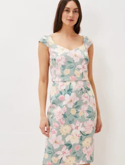 Jessia Floral Scuba Dress