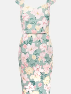 Jessia Floral Scuba Dress
